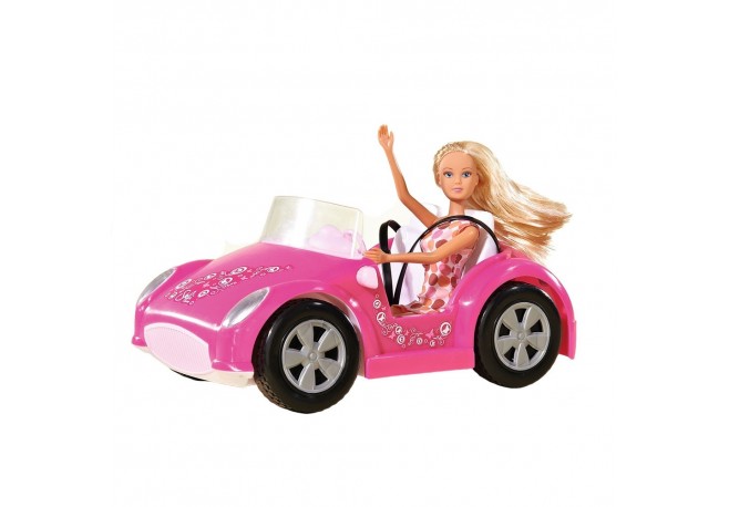 Masina Simba Steffi Love Beach Car cu papusa 29 cm