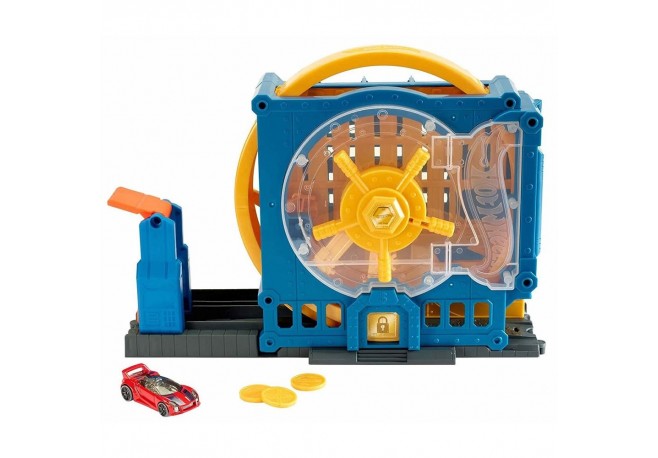 Pista de masini Hot Wheels by Mattel City Super Bank Blast-Out