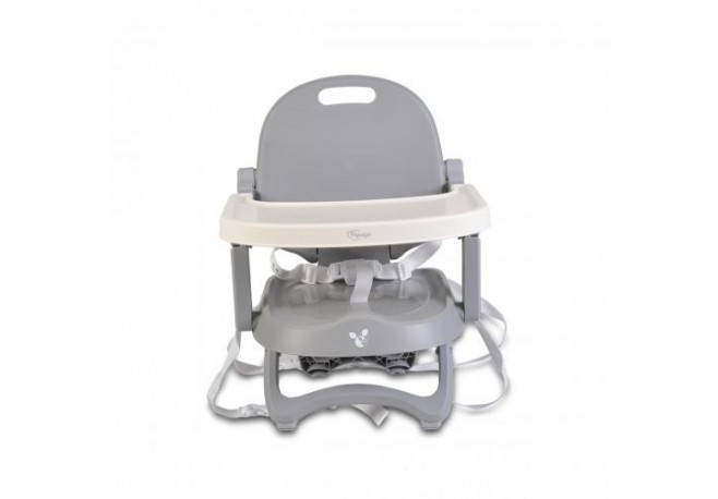 Scaun de masa inaltator copii Cangaroo Papaya Grey