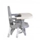 Scaun de masa inaltator copii Cangaroo Papaya Grey