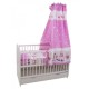 Lenjerie MyKids Teddy Toys Roz M2 5 piese 120x60 cm