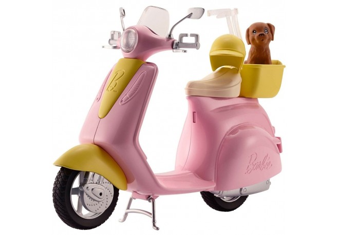 Scuter Barbie by Mattel cu accesorii