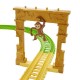 Set Fisher Price by Mattel Thomas and Friends Monkey Palace cu sina vagoane si locomotiva motorizata