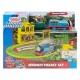 Set Fisher Price by Mattel Thomas and Friends Monkey Palace cu sina vagoane si locomotiva motorizata