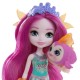 Papusa Enchantimals by Mattel Maura Mermaid cu figurina Glide