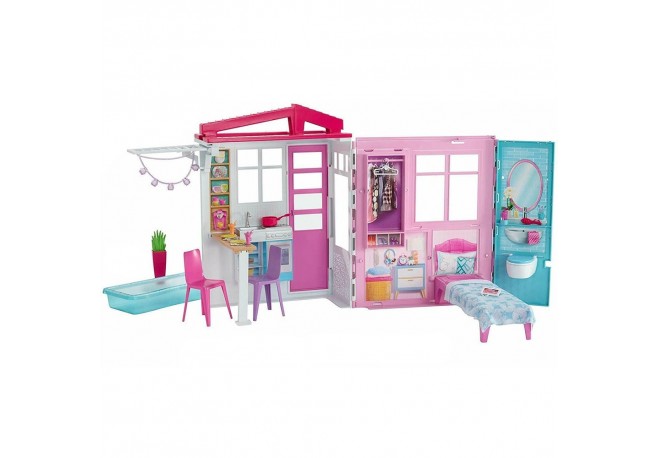 Casuta pentru papusi Barbie by Mattel cu accesorii