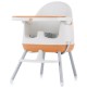 Scaun de masa Chipolino Pudding 3 in 1 orange