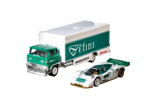 Camion Hot Wheels by Mattel Car Culture Sakura Sprinter cu masina Mazda 787B