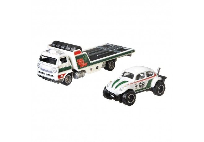 Camion Hot Wheels by Mattel Car Culture Wide Open cu masina Volkswagen Baja Bug