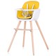 Scaun de masa Chipolino Woody yellow