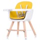 Scaun de masa Chipolino Woody yellow