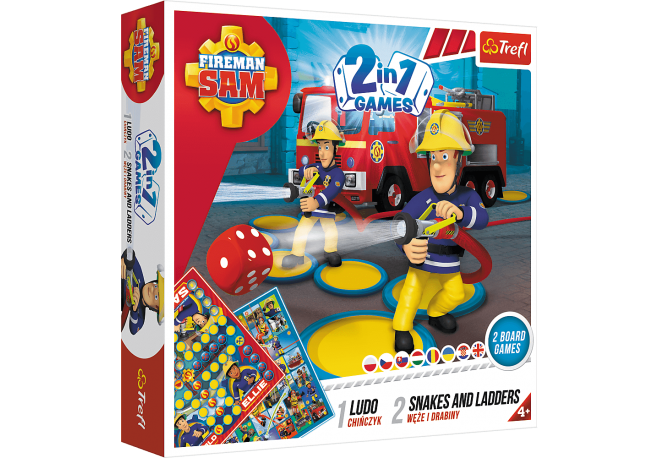 Joc Trefl Fireman Sam Serpisori si scari Pompierul Sam 2 in 1