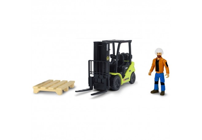 Stivuitor Dickie Toys Playlife Forklift cu figurina si accesorii