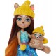 Set Enchantimals by Mattel papusa Sharlotte Squirrel figurina Peanut si accesorii