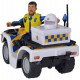 ATV Simba Fireman Sam Police cu figurina Malcolm si accesorii