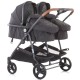 Carucior gemeni Chipolino Duo Smart 3 in 1 mist