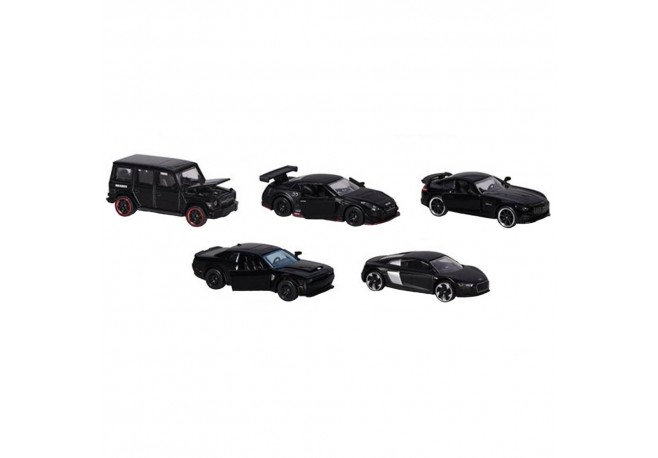 Set Majorette 5 Masinute Black Edition