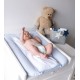 Saltea de infasat bebe fara intaritura cu flotir Klups Blue MP104