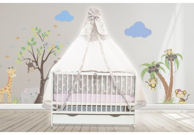 Lenjerie MyKids Dancing Bunny 7 Piese 120x60 cm