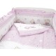 Lenjerie MyKids Teddy Toys Roz M2 5+1 Piese M2 140x70 cm