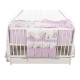 Lenjerie MyKids Teddy Toys Roz M2 7 Piese 120x60 cm