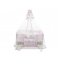 Lenjerie MyKids Teddy Toys Roz M2 7 Piese 120x60 cm