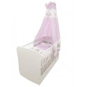 Lenjerie MyKids Teddy Toys Roz M2 5 piese 140x70 cm