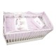 Lenjerie MyKids Teddy Toys Roz M2 4+1 Piese 120x60