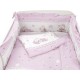 Lenjerie MyKids Teddy Toys Roz M2 4+1 Piese 120x60