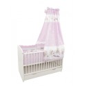 Lenjerie MyKids Teddy Toys Roz M1 5+1 Piese 120x60 cm