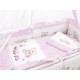 Lenjerie MyKids Teddy Toys Roz M1 4+1 Piese 120x60