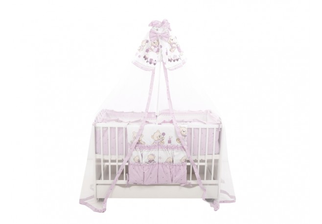 Baldachin MyKids Imprimat Mare Teddy Toys Roz