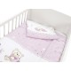 Lenjerie MyKids Teddy Toys Roz 3 Piese 140x70