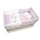 Lenjerie MyKids Teddy Toys Roz M2 4 Piese 120x60