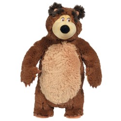 Jucarie de plus Simba Masha and the Bear Shake and Sound Bear 43 cm