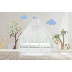Baldachin MyKids Standard Mare Alb-Albastru