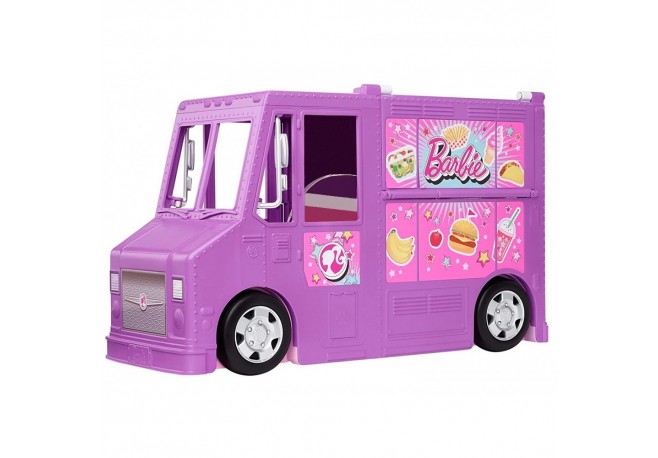 Masina Barbie by Mattel Rulota cu mancare si accesorii
