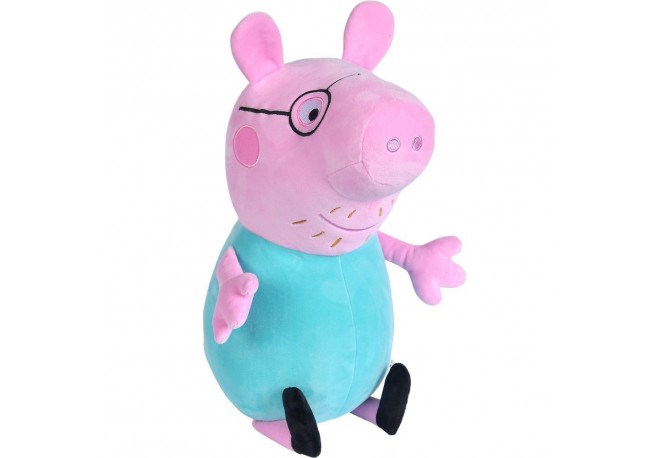 Jucarie de plus Simba Peppa Pig Papa Wutz 37 cm