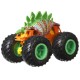 Set Hot Wheels by Mattel Monster Trucks Motosaurus vs Mega Wrex