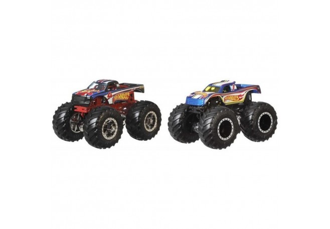 Set Hot Wheels by Mattel Monster Trucks 4 vs 1