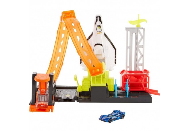 Pista de masini Hot Wheels by Mattel Super Rocket Blast-off cu masinuta