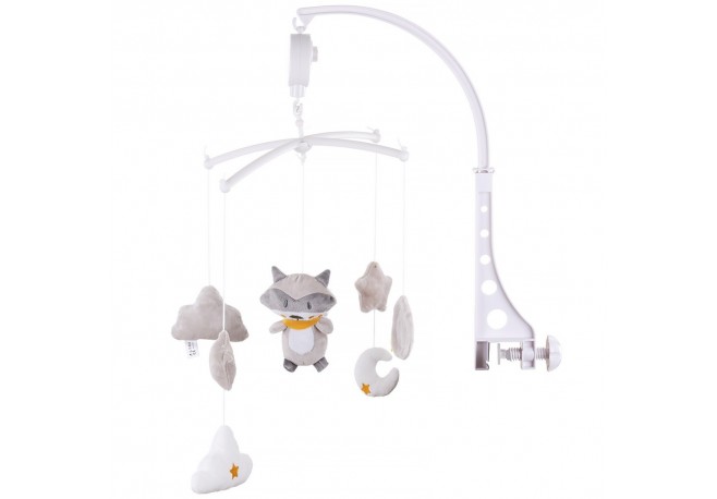 Carusel muzical pentru patut Chipolino Raccoon