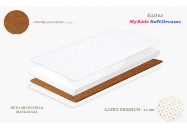 Saltea 2 in 1 MyKids SoftDreams 120x60x11 (cm)