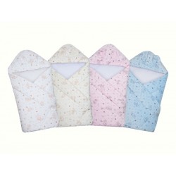 PATURICA INFASAT CU CAPISON MINKY PRINT DUETBABY 641