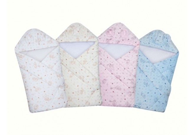 PATURICA INFASAT CU CAPISON MINKY PRINT DUETBABY 641
