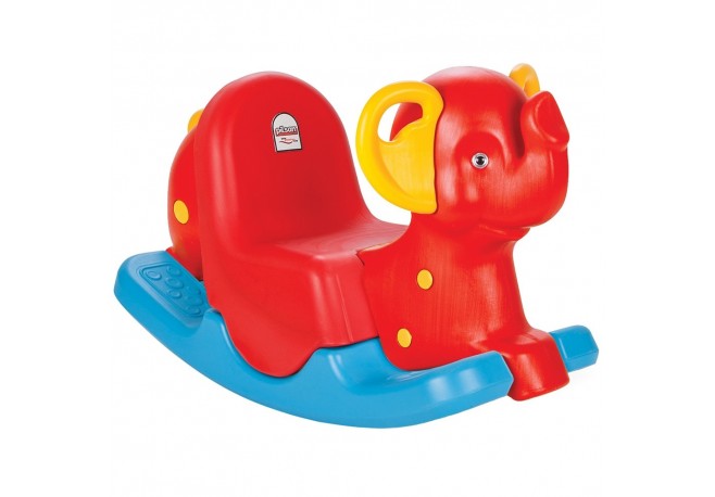 Balansoar pentru copii Pilsan Happy Elephant red