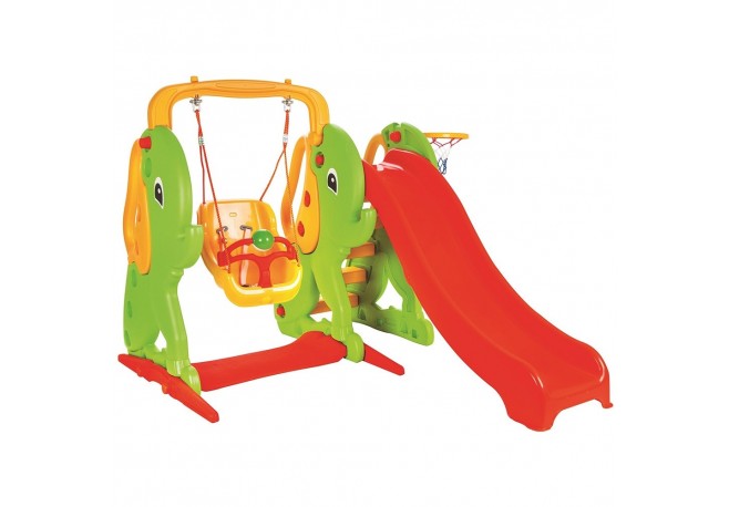 Centru de joaca Pilsan Elephant Slide and Swing Set