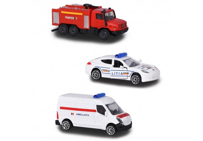 Set Majorette 3 masinute SOS
