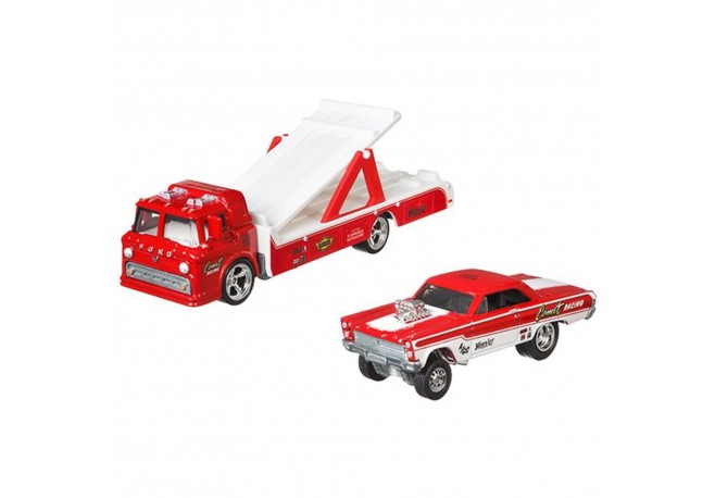 Camion Hot Wheels by Mattel Car Culture Ford C-800 cu masina Mercury Comet Cyclone 65