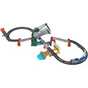 Set Fisher Price by Mattel Thomas and Friends Bridge Lift Thomas and Skiff cu sina locomotiva motorizata si vagon